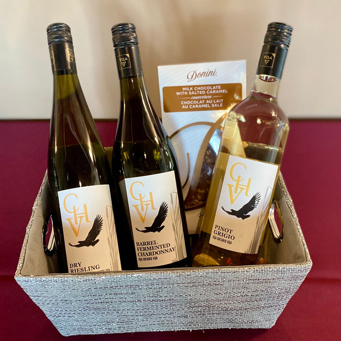 White Classics Gift Basket