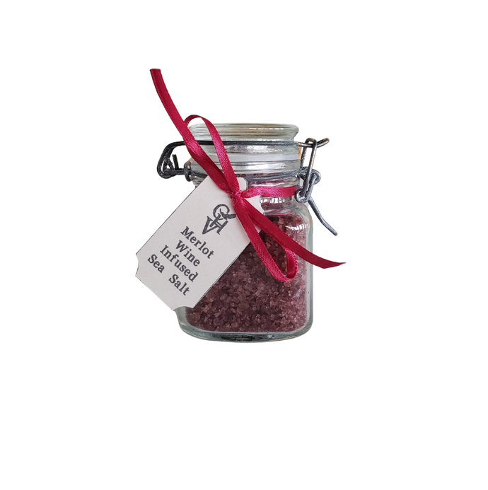 Merlot Wine Infused Sea Salt