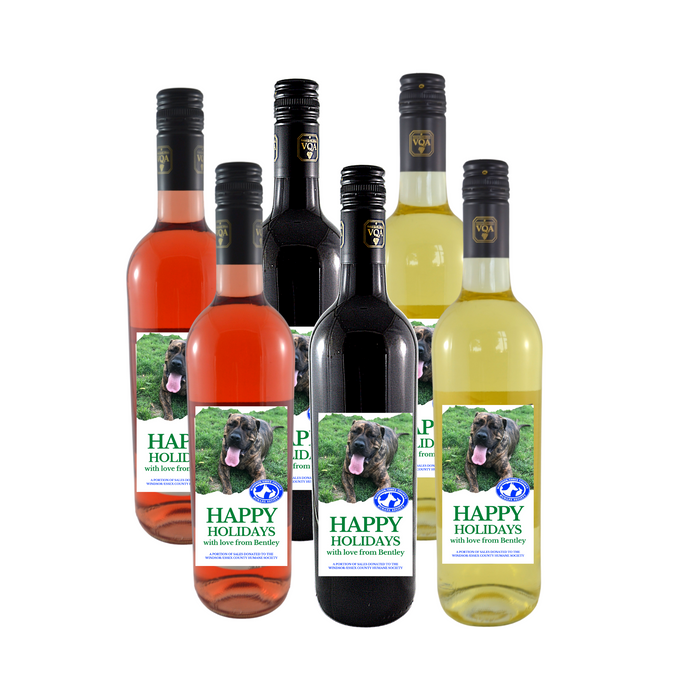 Humane Society/CHV Jolly Paw-liday Packages - 6 x Mixed Wine