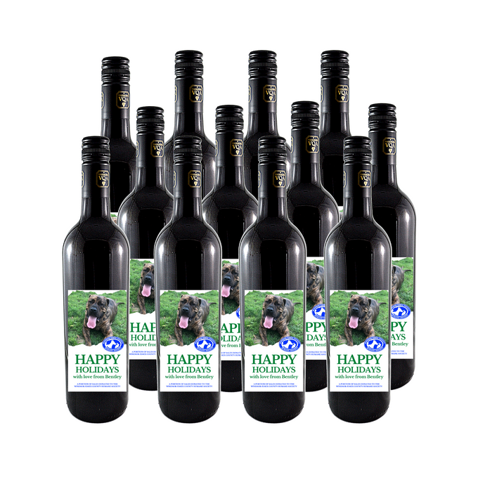 Humane Society/CHV Jolly Paw-liday Packages - 12 x Red Wine